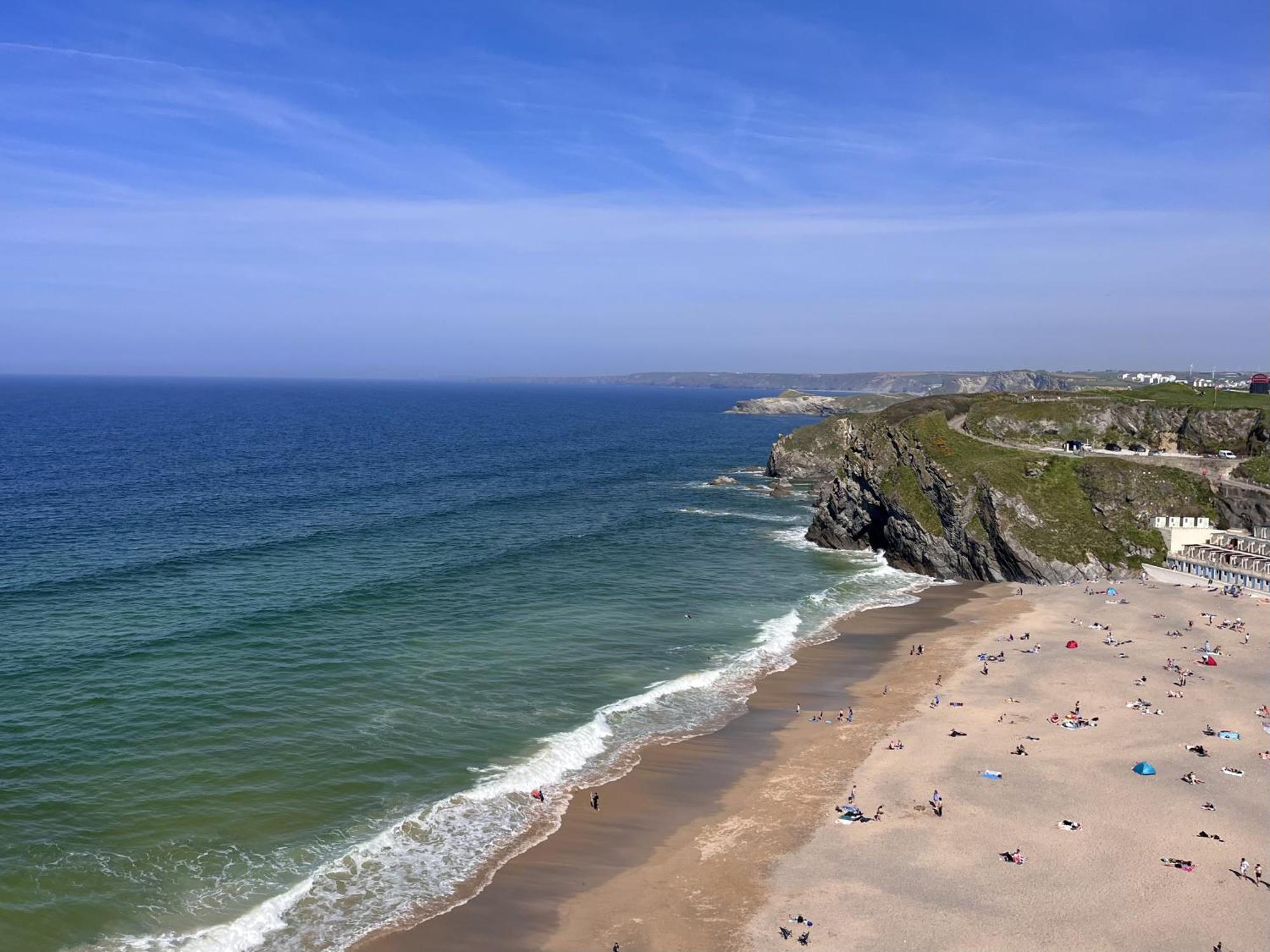 Newquay Rocklands Beach View Exteriér fotografie
